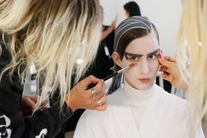 Backstage at Thom Browne RTW Fall 2017