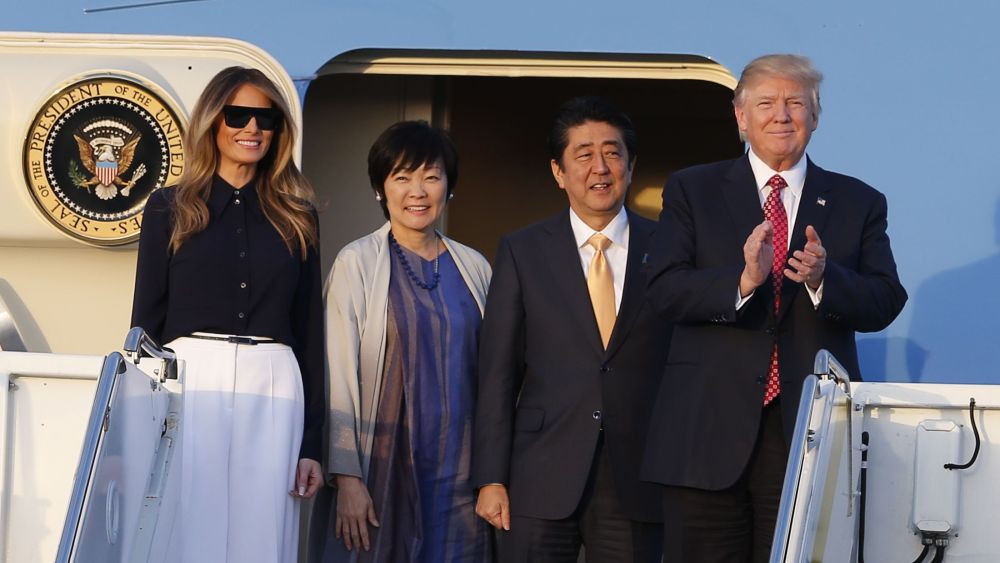 First Lady Melania Trump Wears Michael Kors En Route to Mar-a-Lago