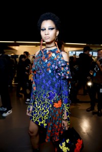 Backstage at Versace RTW Fall 2017