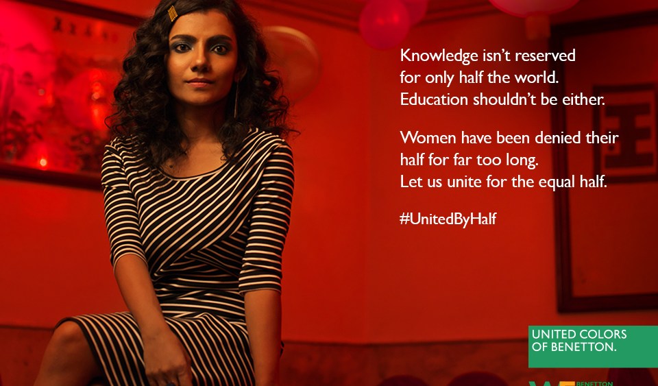 Benetton Group #UnitedByHalf campaign
