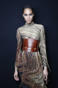 Backstage at Balmain RTW Fall 2017