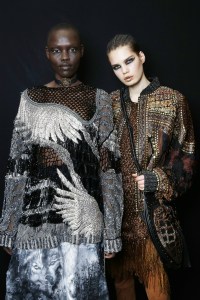 Backstage at Balmain RTW Fall 2017