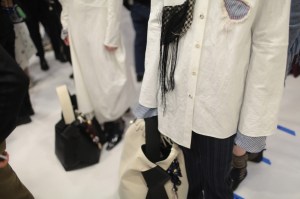 Backstage at Acne Studios RTW Fall 2017