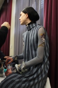 Backstage at Acne Studios RTW Fall 2017