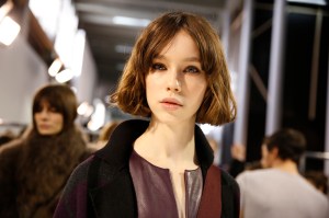 Backstage at Akris RTW Fall 2017