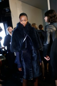 Backstage at Akris RTW Fall 2017