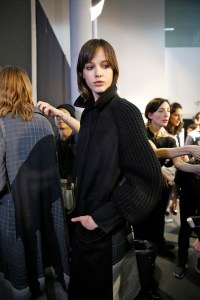 Backstage at Akris RTW Fall 2017