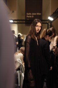Backstage at Ann Demeulemeester RTW Fall 2017