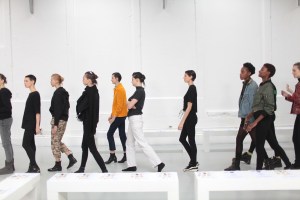 Backstage at Anne Sofie Madsen RTW Fall 2017