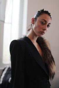 Backstage at Anne Sofie Madsen RTW Fall 2017