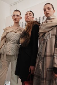 Backstage at Anne Sofie Madsen RTW Fall 2017