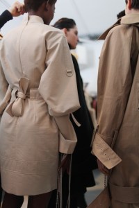 Backstage at Anne Sofie Madsen RTW Fall 2017