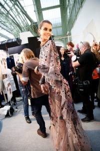 Backstage at Elie Saab RTW Fall 2017