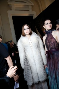 Backstage at Elie Saab RTW Fall 2017