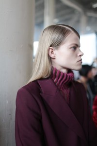 Backstage at Ellery RTW Fall 2017