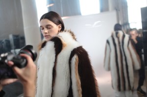 Backstage at Ellery RTW Fall 2017