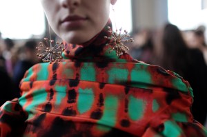 Backstage at Ellery RTW Fall 2017