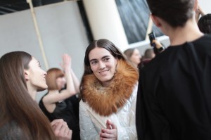 Backstage at Ellery RTW Fall 2017