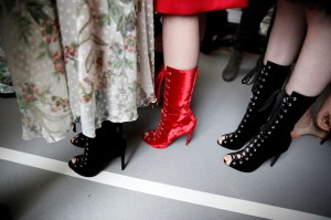 Backstage at Giambattista Valli RTW Fall 2017