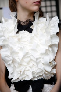 Backstage at Giambattista Valli RTW Fall 2017
