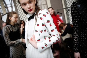 Backstage at Giambattista Valli RTW Fall 2017