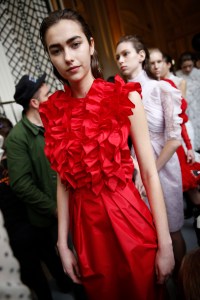 Backstage at Giambattista Valli RTW Fall 2017