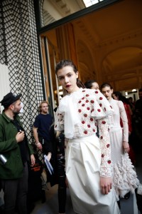 Backstage at Giambattista Valli RTW Fall 2017