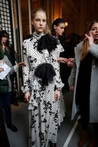 Backstage at Giambattista Valli RTW Fall 2017
