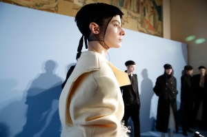 Backstage at Haider Ackermann RTW Fall 2017