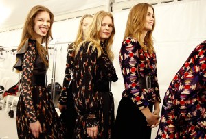 Backstage at Isabel Marant RTW Fall 2017