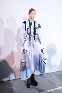Backstage at Sacai RTW Fall 2017