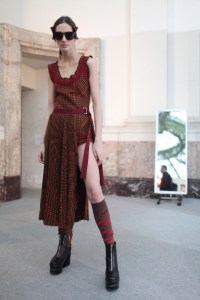 Backstage at Sacai RTW Fall 2017