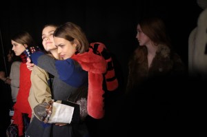 Backstage at Sonia Rykiel RTW Fall 2017
