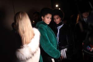 Backstage at Sonia Rykiel RTW Fall 2017