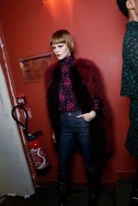Backstage at Vanessa Seward RTW Fall 2017