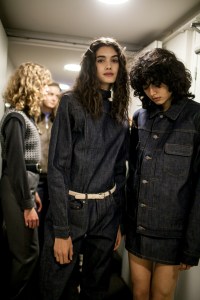Backstage at A.P.C RTW Fall 2017