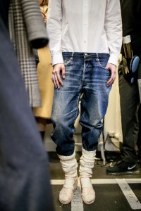 Backstage at A.P.C RTW Fall 2017