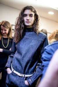 Backstage at A.P.C RTW Fall 2017