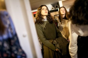 Backstage at A.P.C RTW Fall 2017