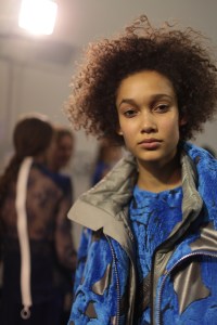 Backstage at Off White RTW Fall 2017