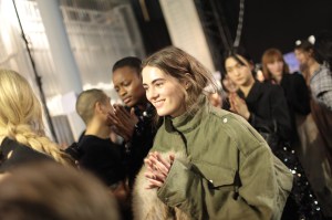 Backstage at Off White RTW Fall 2017