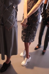 Backstage at Paco Rabanne RTW Fall 2017