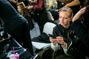 Backstage at Shiatzy Chen RTW Fall 2017