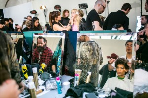 Backstage at Shiatzy Chen RTW Fall 2017