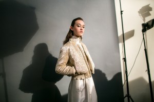 Backstage at Shiatzy Chen RTW Fall 2017