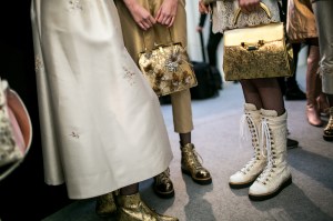 Backstage at Shiatzy Chen RTW Fall 2017