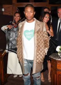 Pharrell Williams, Charles Finch And Chanel Pre-Oscar Awards Dinner, Feb 2017