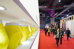 The China International Fashion Fair in Shanghai .