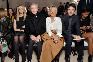 Delphine Arnault, Bernard Arnault and Antoine Arnault
