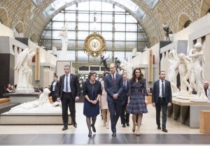 Prince William and Catherine Duchess of Cambridge visit the Musee D'Orsay on the second day of their official visit to Paris.Prince William and Catherine Duchess of Cambridge visit to Paris, France - 18 Mar 2017